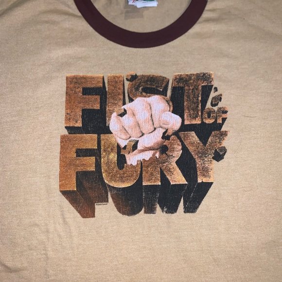 Vintage 2004 Fist of Fury Ringer Shirt Bruce Lee - Picture 2 of 4